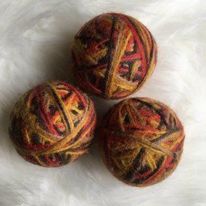 4 for $45! HANDMADE dryer balls